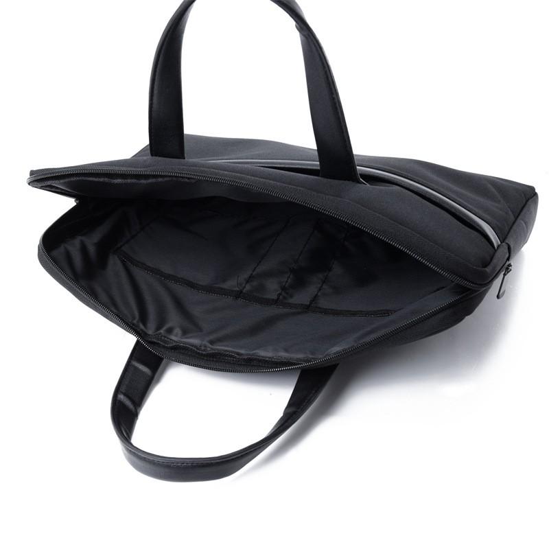Minimalist Water-Resistant Oxford Cloth Briefcase Men Women - 15-inch Laptop Handheld Business Bag Urban Commuter
