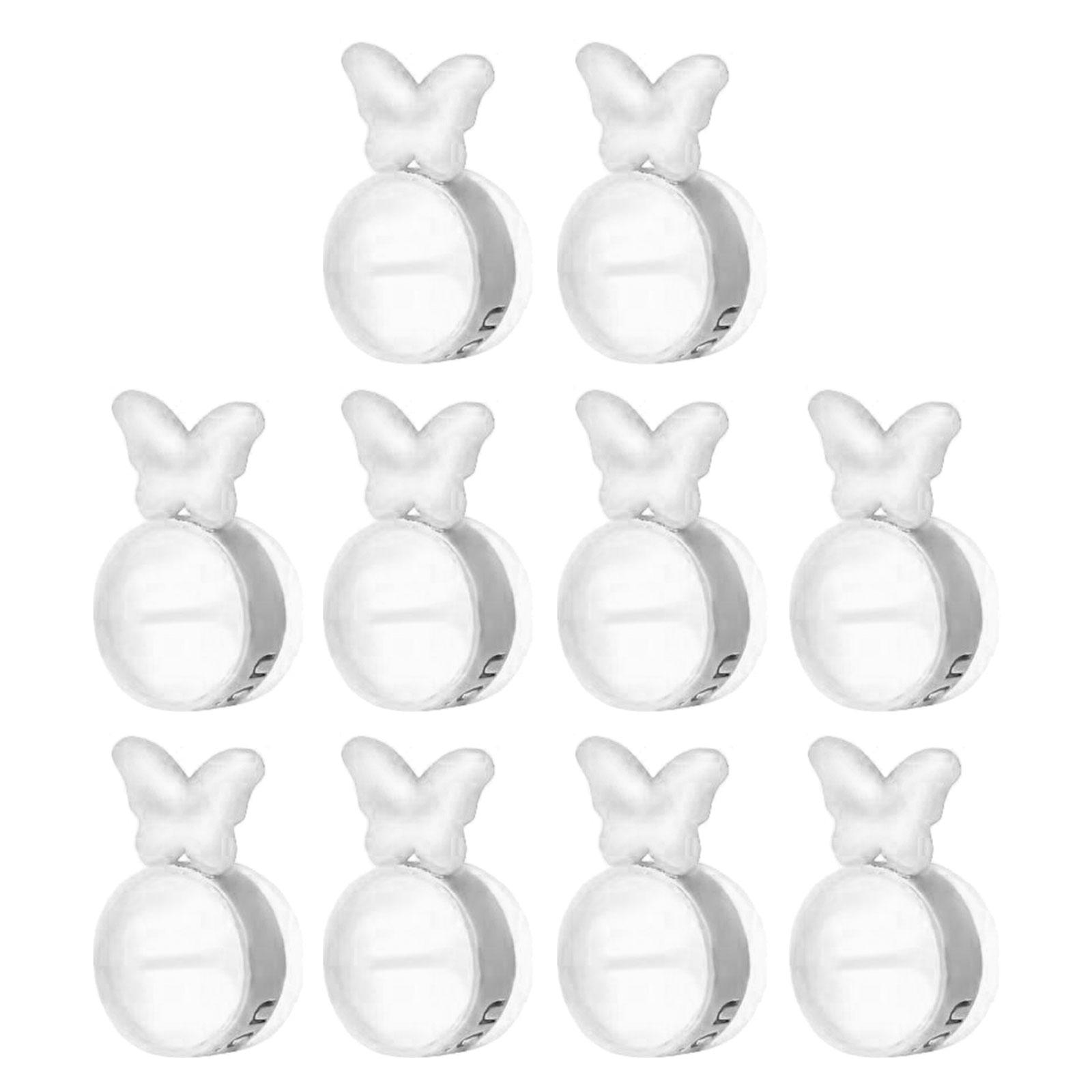 

10 шт. серьги-бабочки, подкладки, замена, гипоаллергенные серьги, аксессуары для изготовления ювелирных изделий