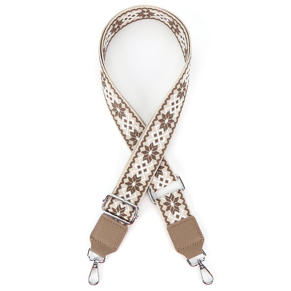 

Ремень с узором в стиле бохо, ширина 3,8 см, плечевой ремень, вращающаяся на 360° головка, сменный ремень, 80-140 см, регулируемая часть сумки, аксессуары