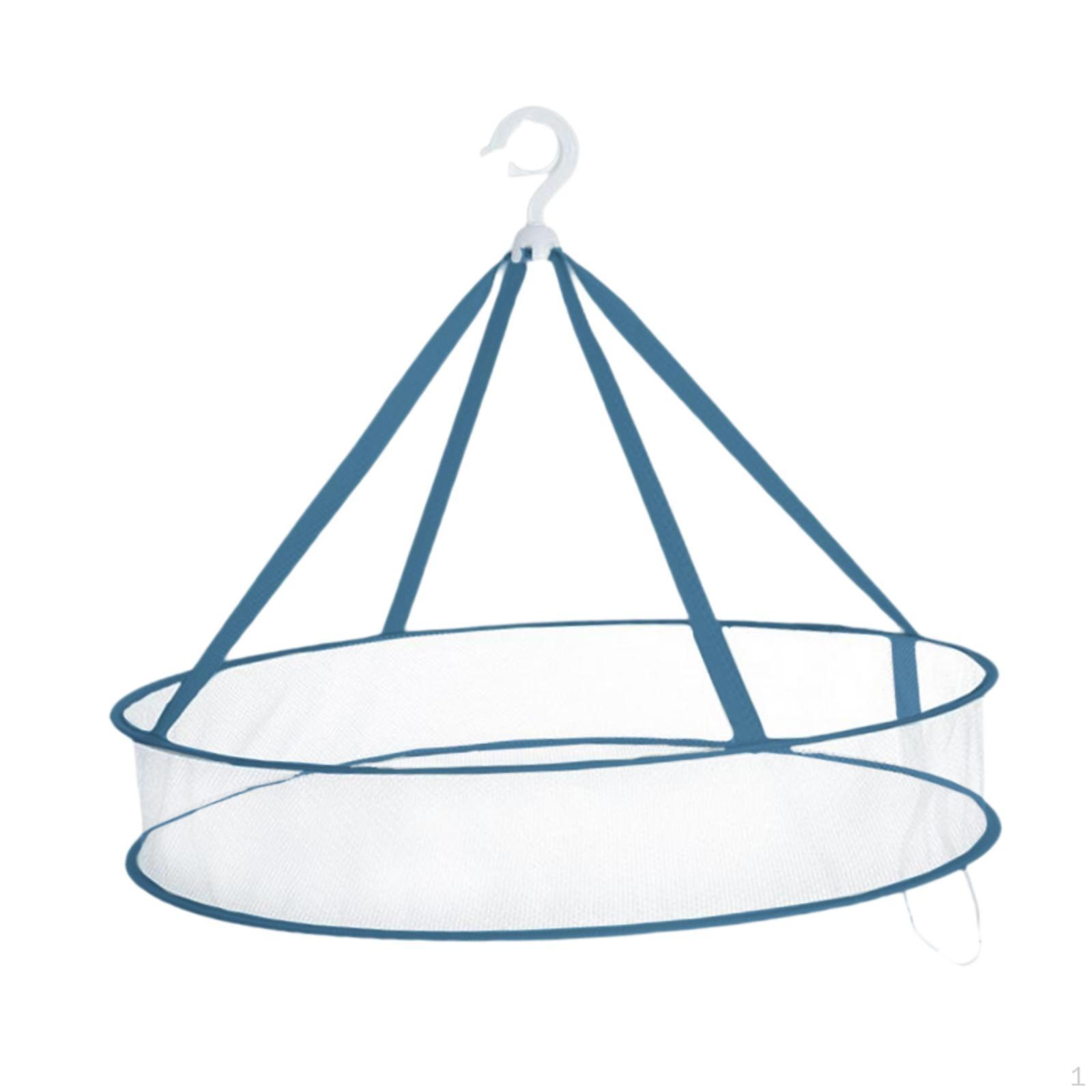 

Сушильная стойка для одежды, вешалка, компактная сетка для белья, плоская сушка для путешествий, овощи S