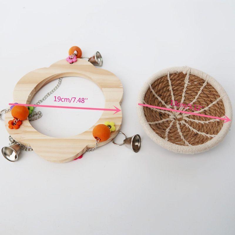  Parakeet Nest Parrot Breeding Bed Hatching Bed Swing Hammock for Finch Canary