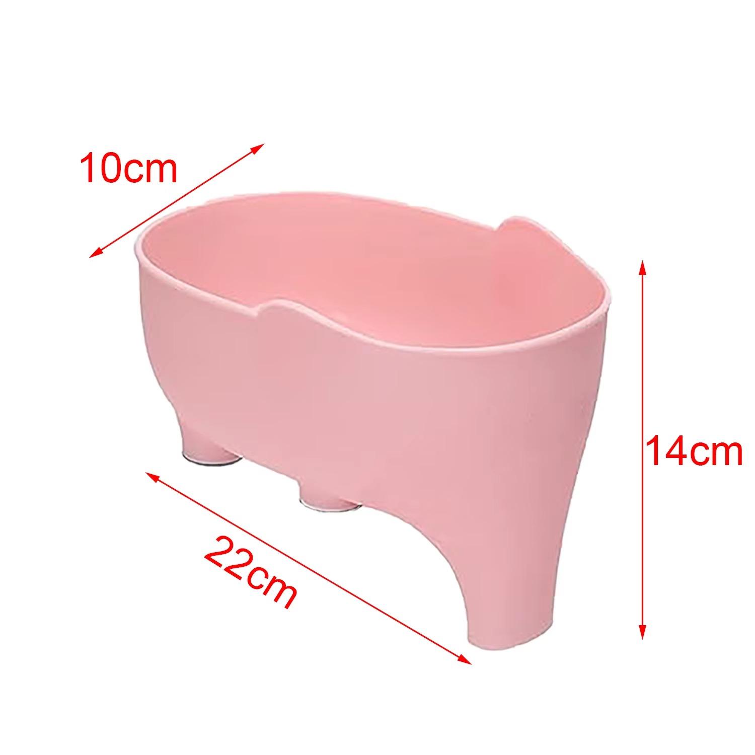 Elephant Drain Basket Multi-purpose Kitchen Storage Drain Basket Household Fruit and Vegetable Basket Plastic Drain Basin