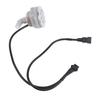Bathtub Air Nozzle Easy To Install Plastic 6 Hole RGB Bathtub Air Bubble Nozzle for SPA Accessory