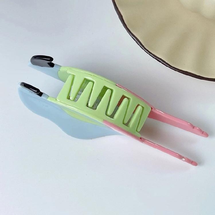 Hair Claw Colorful Parrot Shape Hair Clip Strong Hold Hair Jaw Clip Acetate Hair Claw Clip Accessories for Woman