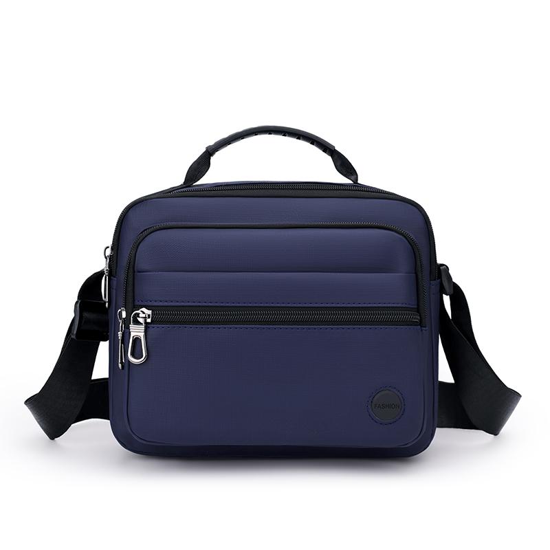 Men's Crossbody Bag Business Waterproof Lightweight Multi-Layer Shoulder Bag