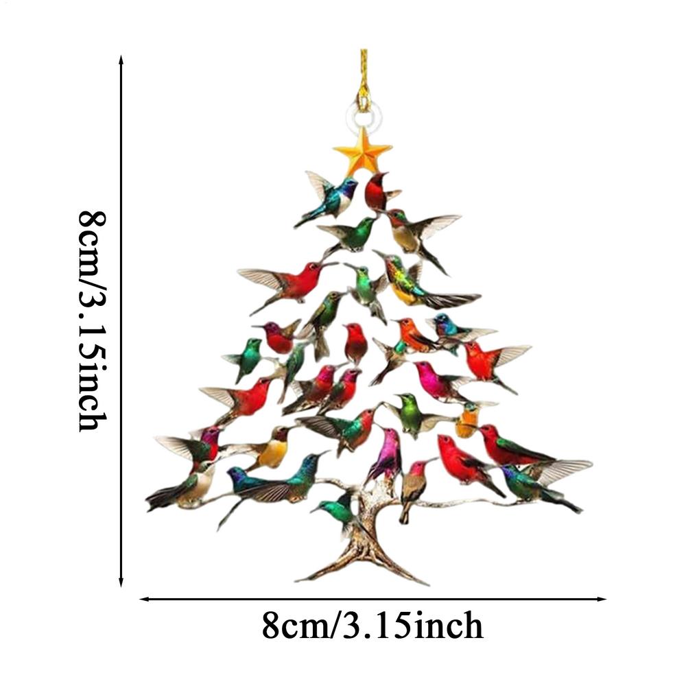 

Рождественские украшения Птицы Складывающаяся птица Украшение на рождественскую елку Домашнее украшение для стены Сад Двор Дисплей Праздничный сезон