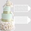 10 Pcs Cake Stencils Cake Templates Set Floral Plant Wedding Icing Stencils Irregular Geometry Lace Cake Molds Cookie Dessert Buttercream Decorating