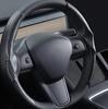 Million Durable and Wear-Resistant Carbon Fiber Steering Wheel Cover for Tesla Model 3