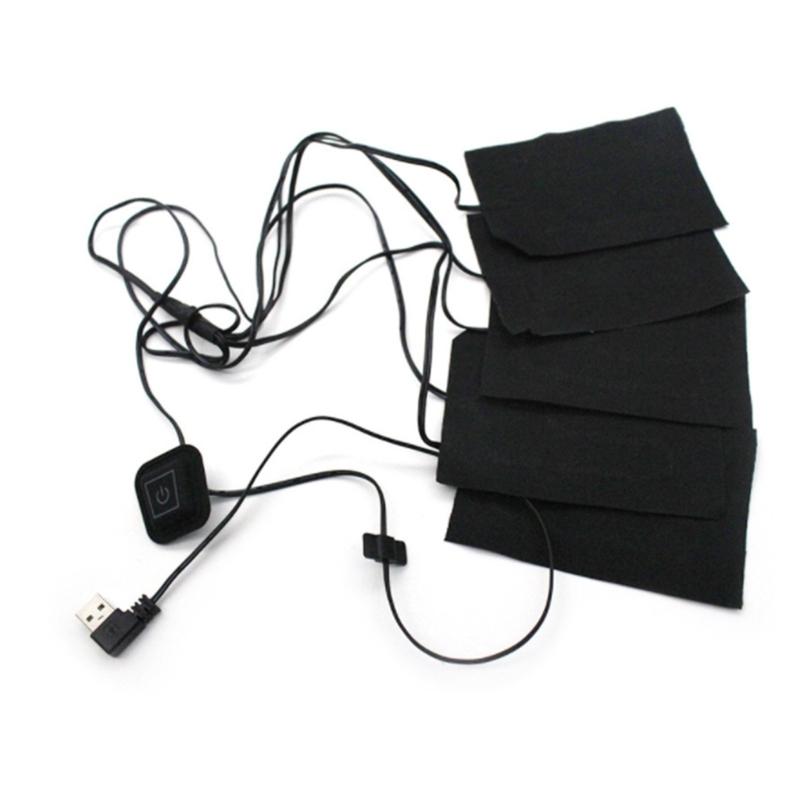 

8 в 1 USB-нагреватель для одежды, электрический нагревательный жилет, нагревательный лист, грелка