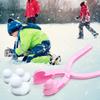 Cartoon Duck Snowball Maker Clip Kids Toys Outdoor Sand Snow Ball Mold Toys Winter Snow Ball Maker Sand Mold Tool