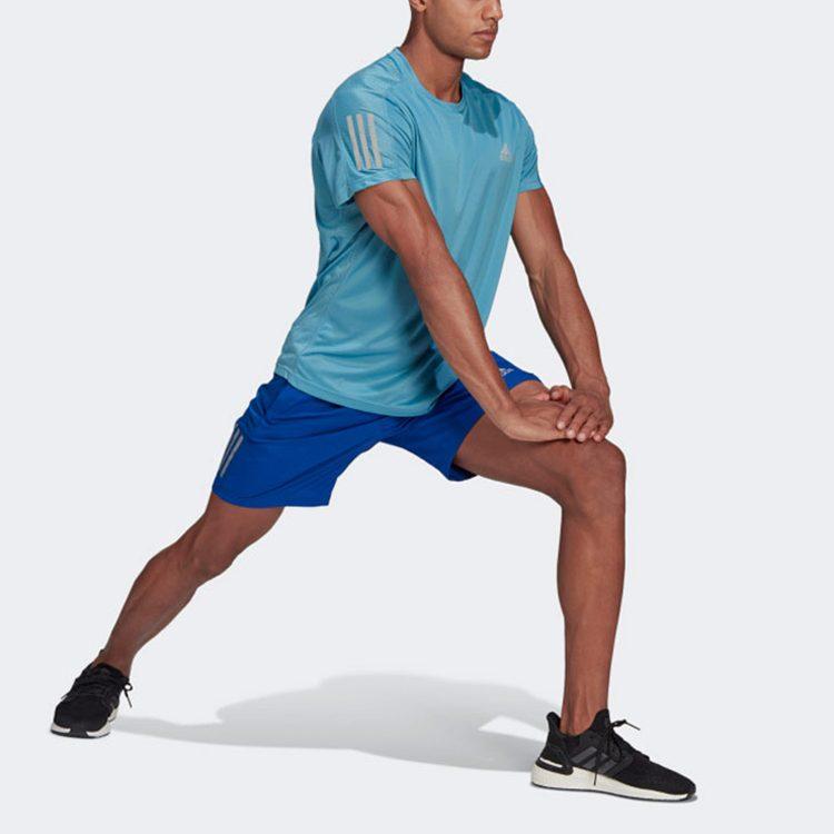 adidas Own The Run T Shirt Men's Blue GJ9966