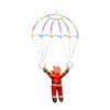 Santa Parachute LED Christmas Window Ornaments