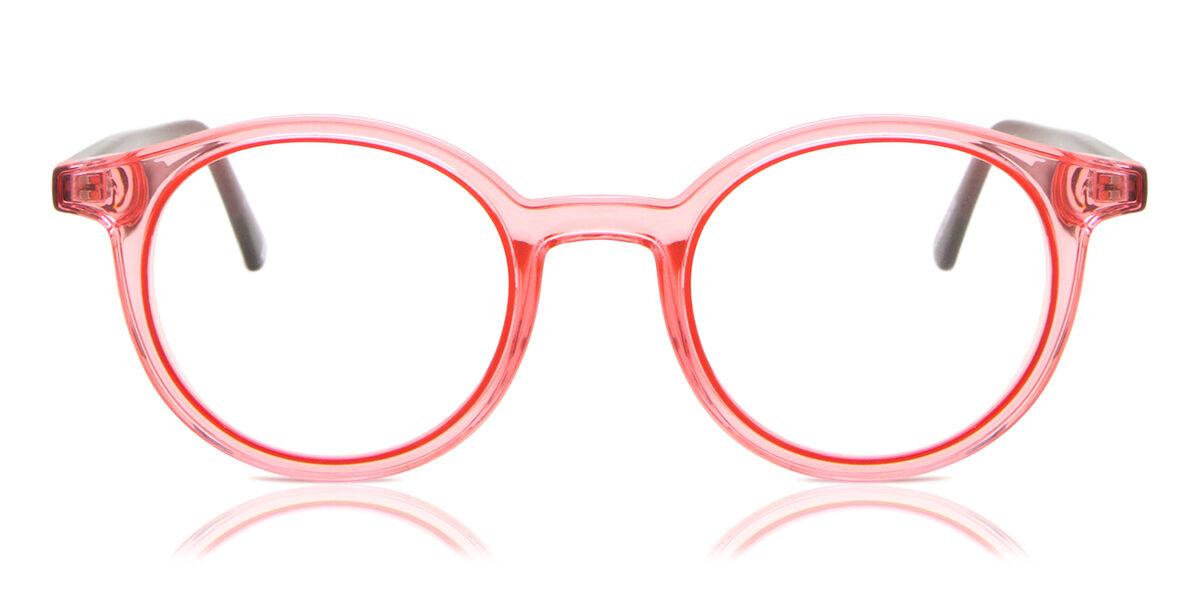 

Full Rim Oval Transparent Red Smartbuy Collection Chas Tr 97d Fashion Unisex Eyeglasses Transparent Red/46