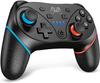 Bluetooth Game Controller PRO Kabelgebunden Kabellos für und Xinput Hi-High & Switch, PC, Steam, XBOX360, HH-0268 (Schwarz)