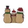 Wood Effect Snowman Family Of Joy