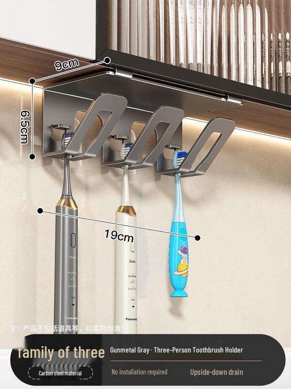 LIEI Crystal Suction Cup Toothbrush Holder