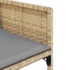 Vidaxl 13-Cz Garden Furniture Set, Cushions, Mixed Beige, Rattan Pe