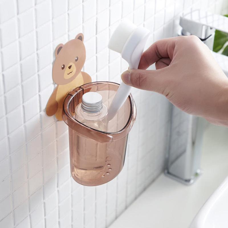 Bathroom Shelf, No-drill, Wall-mounted Storage Box, Toothpaste And Toothbrush Storage Rack
