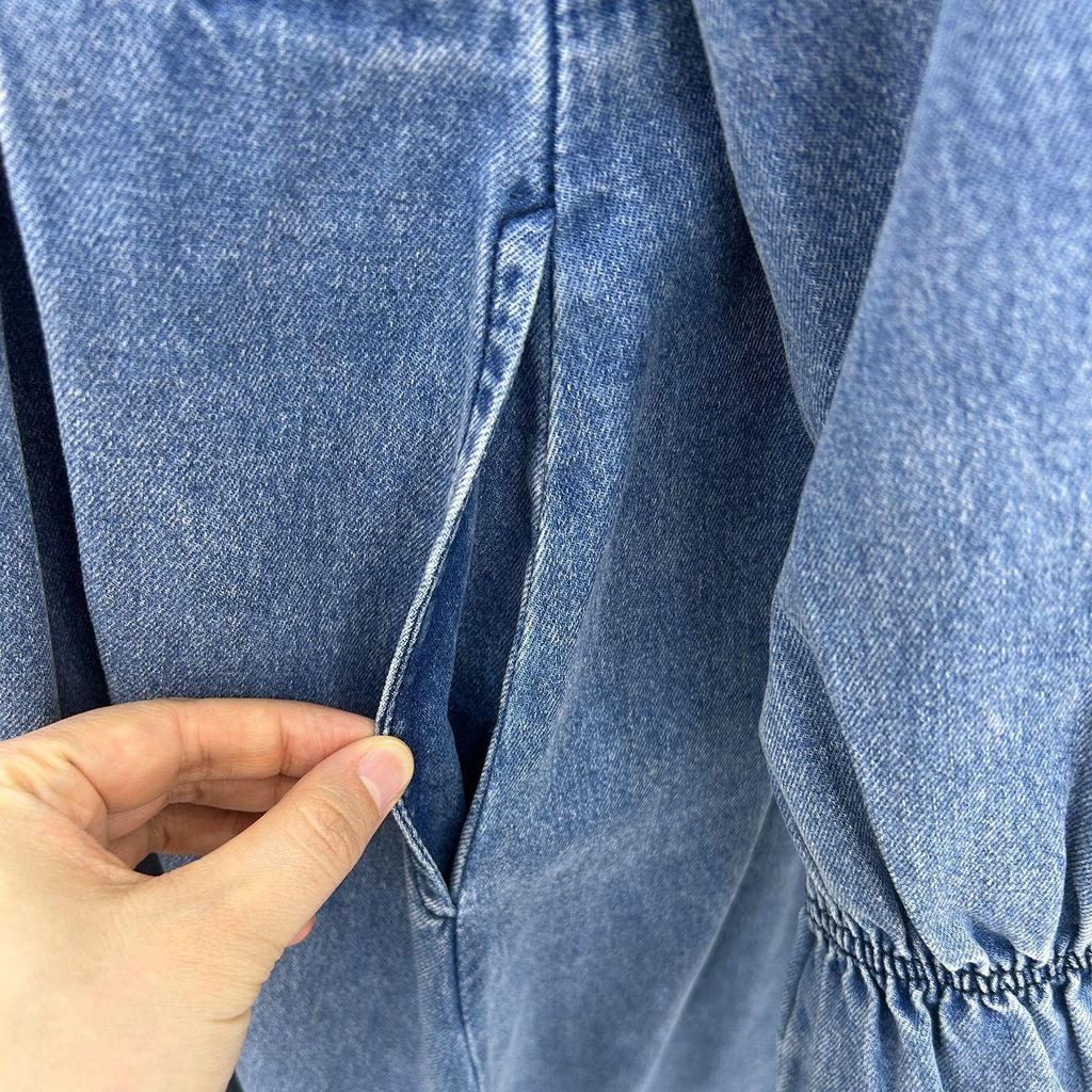 Aiyirui Commuter Denim Dress 1164