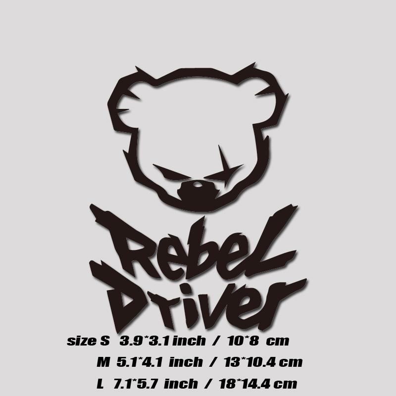 "REBEL DRIVER"DECAL,FUNNY & CREATIVE DECAL WITH HIGH QUALITY FOR CAR TRUCK !Personalised Decorative Accessories