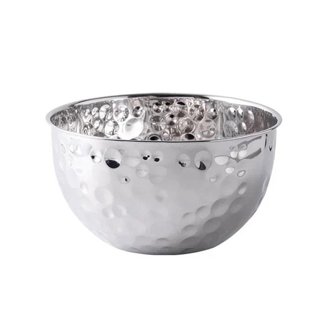 Verdickte Obstschale Edelstahl Obstausstellungsplatte Eiertopf Salatteller Küche