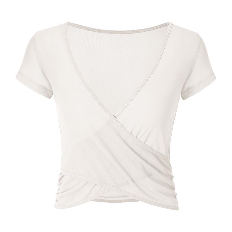 

Женский спортивный топ для йоги и сетчатый фитнес-бюстгальтер с эффектом пуш-ап L