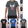 Premium Comic Venom Spider-man Men Short Sleeve T-shirt For Casual Cosplay Wear