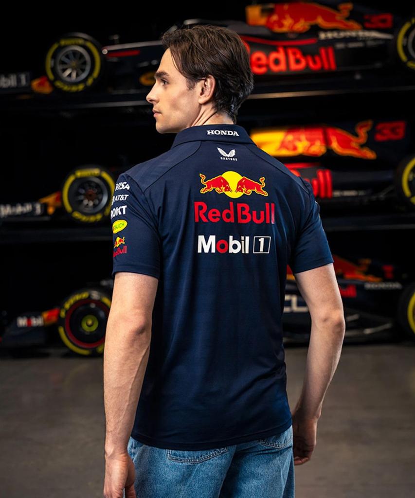 PUM'S Oracle Red Bull Racing Team Polo Shirt 2025 / TM9865-020 (JP, Alphabet, L, Standard, Navy)