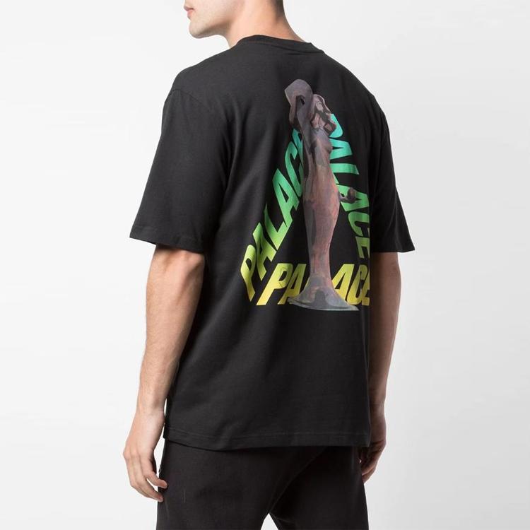 Palace Rolls P3 Gradient Triangle Print Short Sleeve Tee Unisex Tops Black P17TS131T