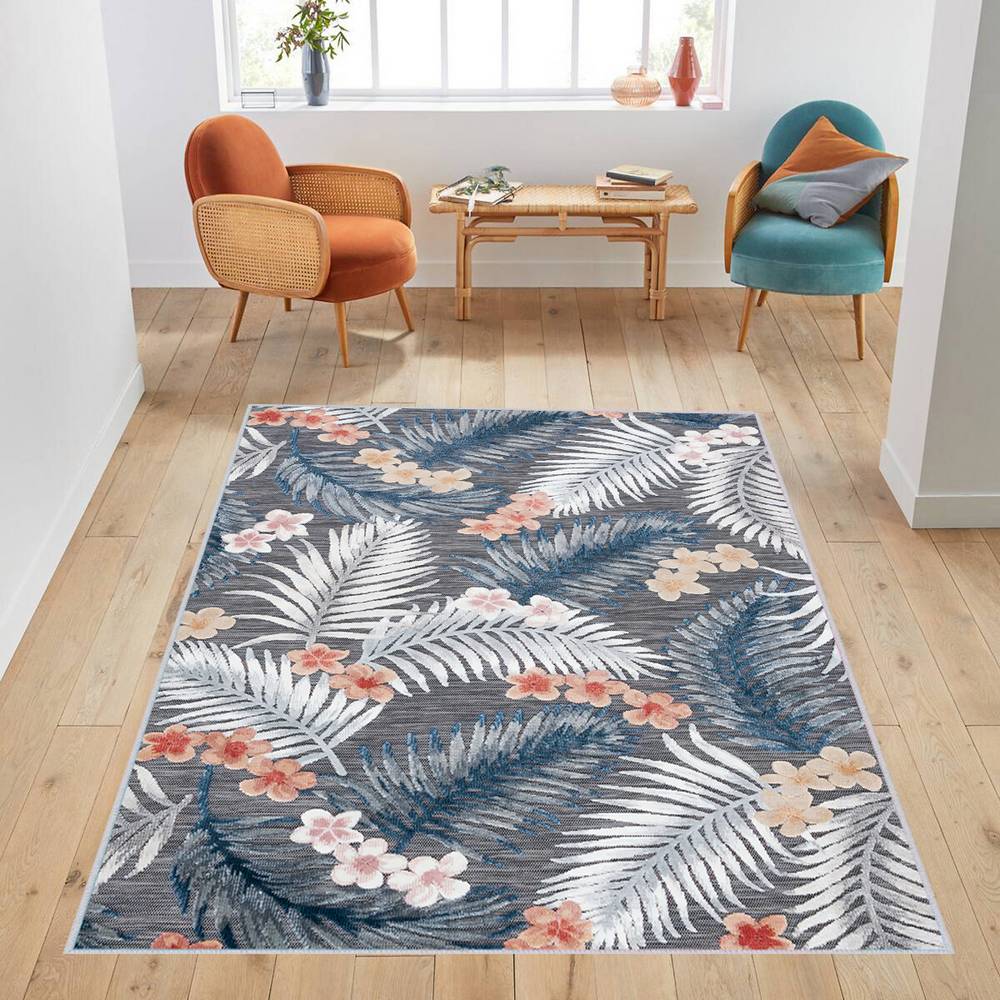 

Eliana Home Washable Printed Carpet LNA1768 50x80 серый