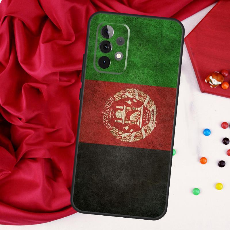 Afghan Afghanistan Flag For Samsung Galaxy A26 A05 A06 A16 A54 A34 A14 A22 A32 A52 A55 A35 A15 A53 A13 A56 A36 Case