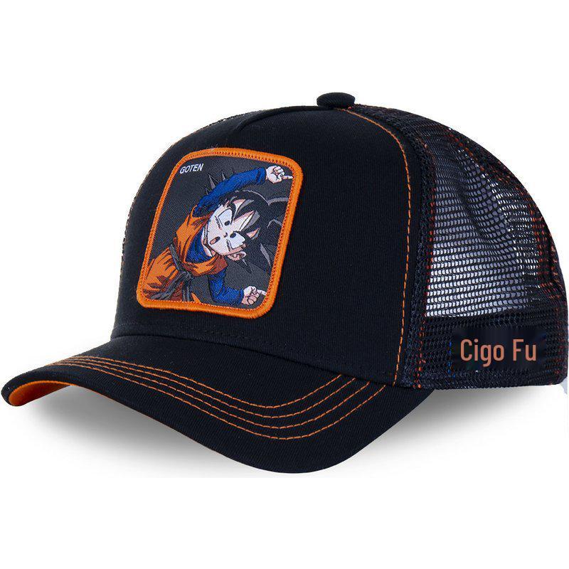 Dragon Ball Goten & Master Roshi Anime Snapback Cap - Unisex Hip Hop Trucker Hat