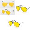Vue De Nuit Nv Lunettes As Seen On Tv Nightview Aviator 100% Uva Uvb Yellow Lens Glasses For Night Driving