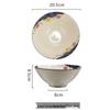 Qianxing 8-inch Elegant Ceramic Noodle Bowl