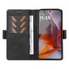 YIKATU YK-005 For Motorola Moto G75 5G Case PU Leather Wallet Phone Cover Skin Touch Feeling