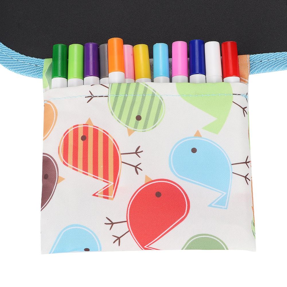 Children Portable Painted Reusable Wipe No Trace Watercolor Pen Drawing Board(Bird Cover)