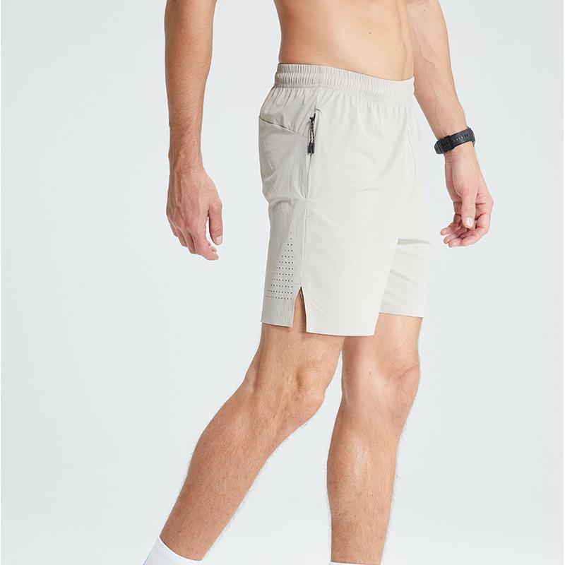 Pánské rychleschnoucí basketbalové šortky z ledového hedvábí - Letní prodyšné 5bodové na běhání, fitness, sport