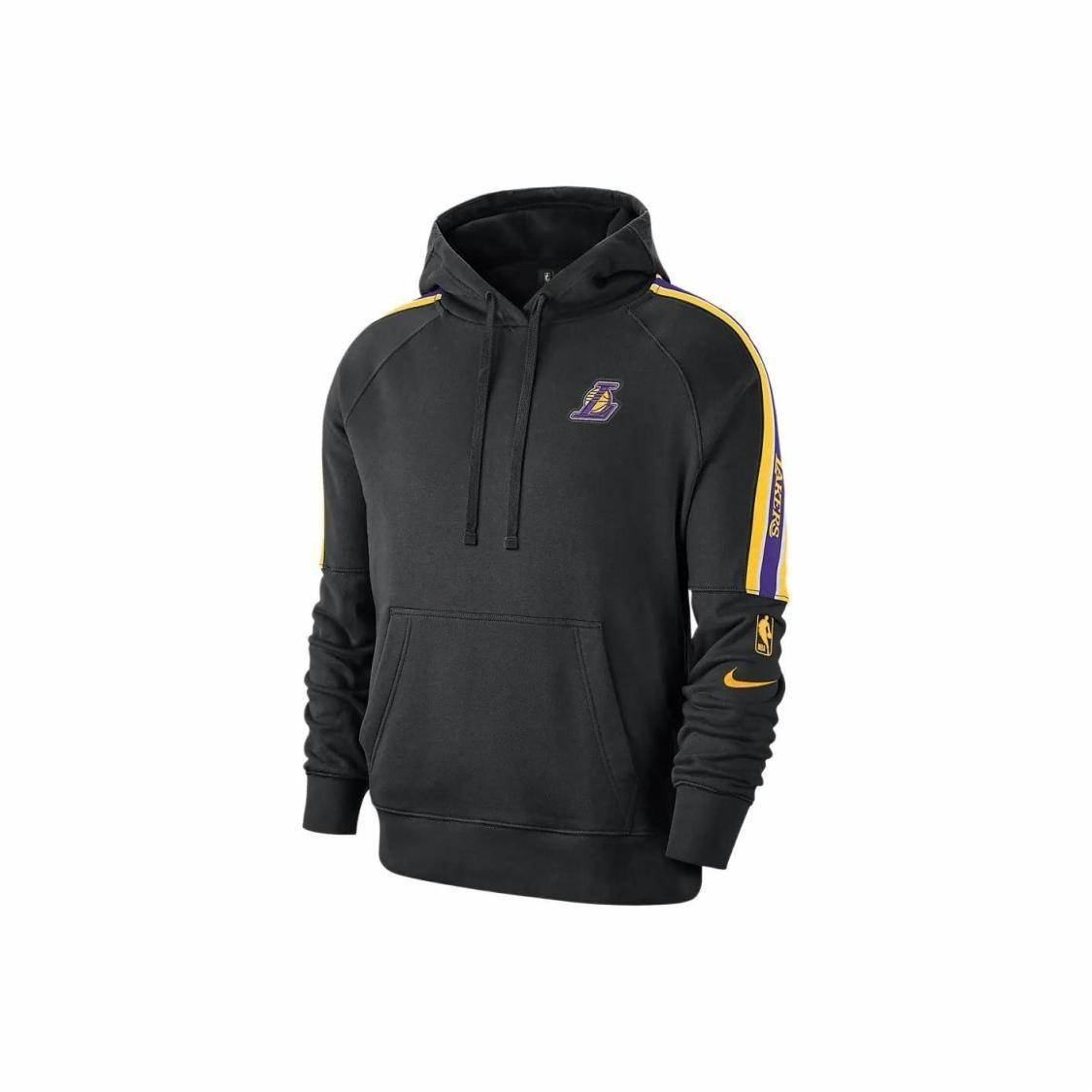 Nike Men s Black Casual Pullover Patchwork Sweatshirt S