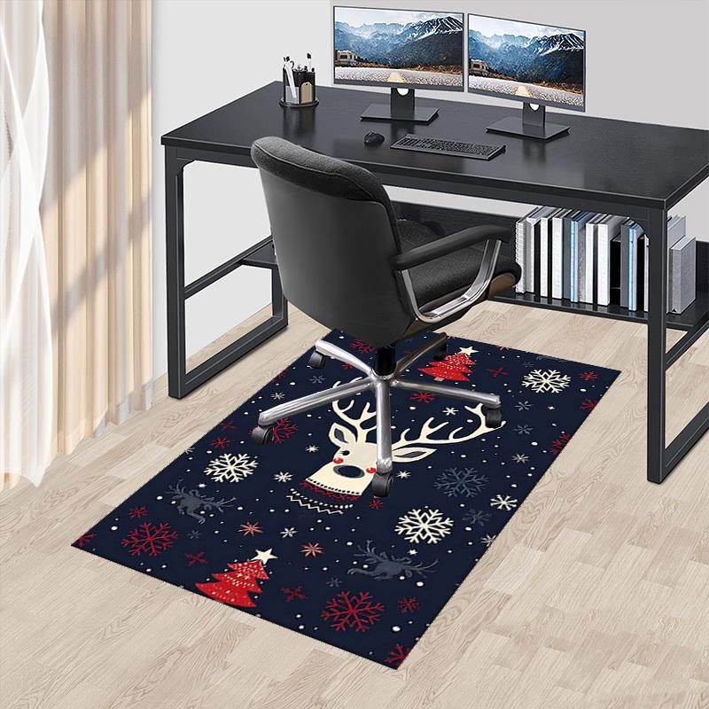 

Christmas Deer Chair Mat - Anime Cartoon Design, Non-Slip Carpet for Office, Home Decor, Living Room, Bedroom, Gaming Room & Dormitory.R067 60cm by 90cm