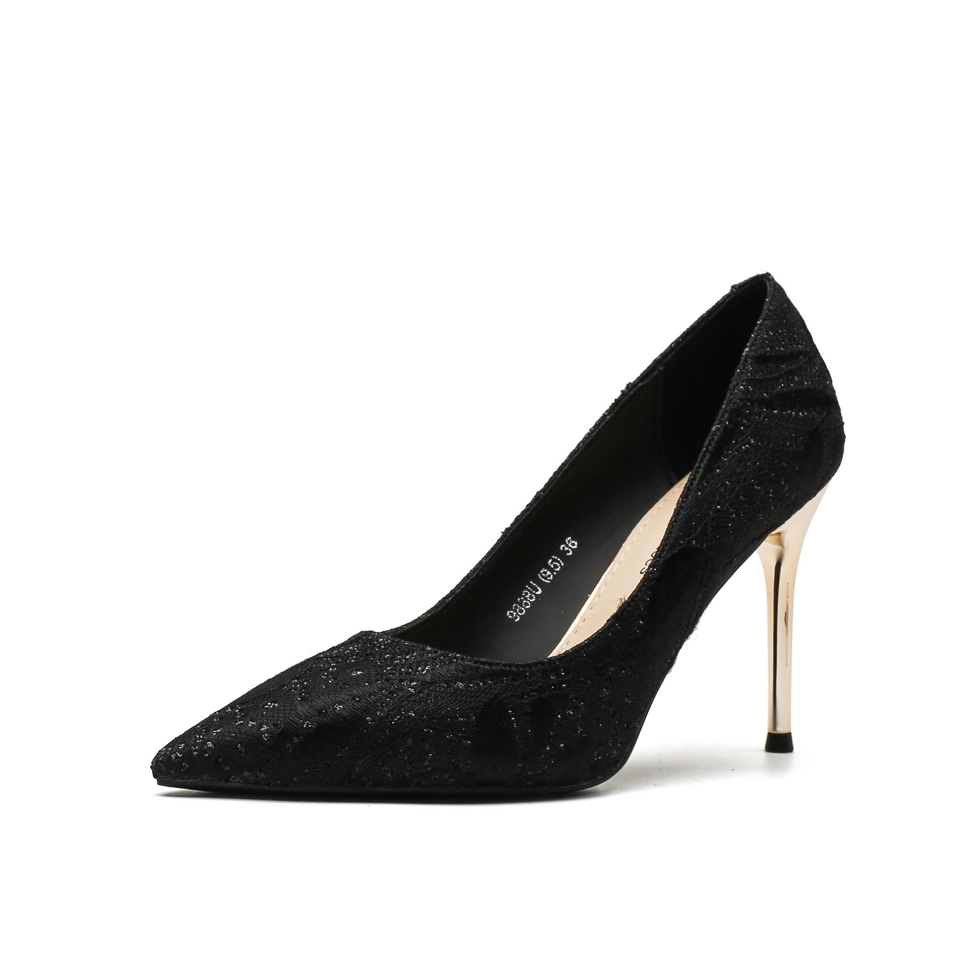 

Женские туфли на высоком каблуке со стразами и мелкими блестками, тонкие каблуки, легкие одинарные туфли, женские красные свадебные туфли, туфли для подружек невесты 40