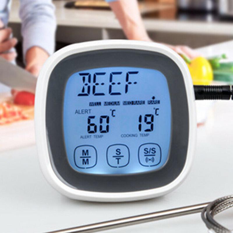 Digital Food Thermometer Probe Kitchen Cooking BBQ Meat Turkey Jam Temperature