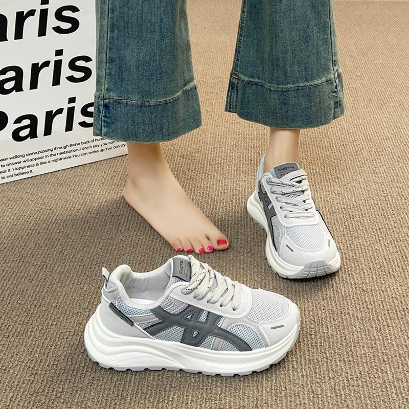 [Uncle Shoes] Not Tired Women's Light and Breathable Running Shoes Casual Shoes 2025 New Mesh Children's Dad Sports