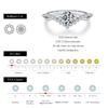 MODIAN Crown D Color Moissanite Ring Delicate Lab Diamond Ring 925 Silver For Women Wedding Engagement Jewelry