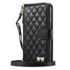 For Samsung Galaxy A57 A56 5G A54 A53 A52 A51 A71 4G A50 A30S Crossbody Wallet Case, Quilted Zip Pocket Card Holder Flip Cover
