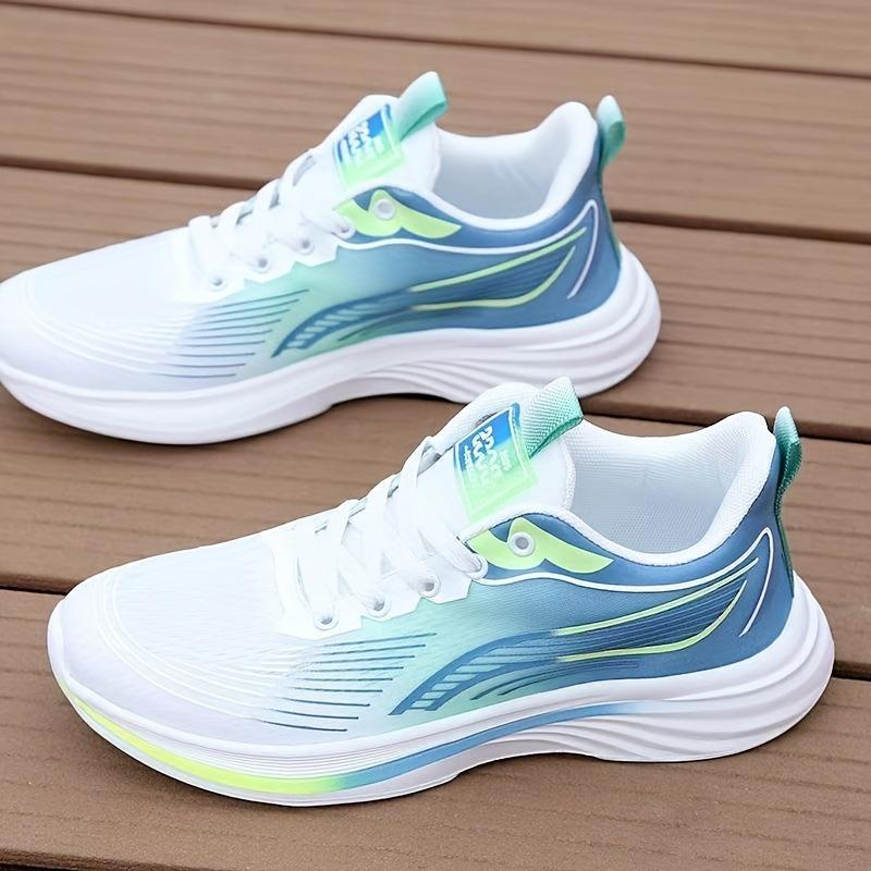 Fashionable and Versatile Running Sports Men's Shoes, All Season Soft Soled Lightweight and Breathable Student Mesh Shoes