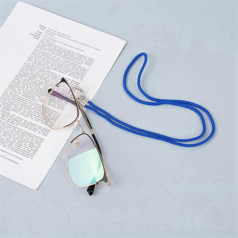 Eyeglass Holder Necklace Ring Women Glasses Holder Strap Chain Eye Glass Holder Stainless Steel Eyeglass Loop Hanging Neck Clip