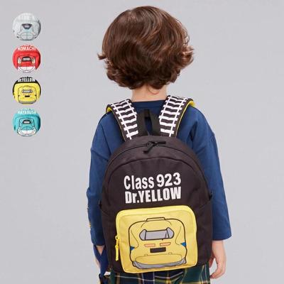[Children's Clothing] Moujonjon (Moojeongjeong) JR Shinkansen Train Print Water-repellent Backpack M, L B81844