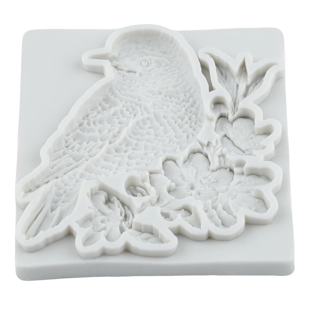 Silikonová forma Pták Květ Větev Formy na Fondán Pták Nástroje na Zdobení Dortů Téma Dort Dezert Zdobená Forma na Čokoládu Cukroví