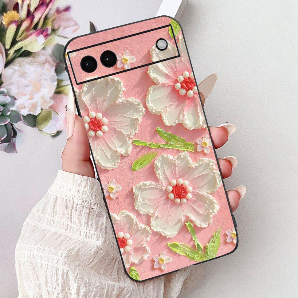 Luxury Painted Cover For Google Pixel 6A Case Soft Silicone Phone Case For Google Pixel 6A Google6A 2022 Back Cover 6.1"