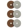 6PCS 80mm Diamonds Polishing Pads Polishing Discs For Marble Granites Stone With Strong Adhesive And No Burn Mark